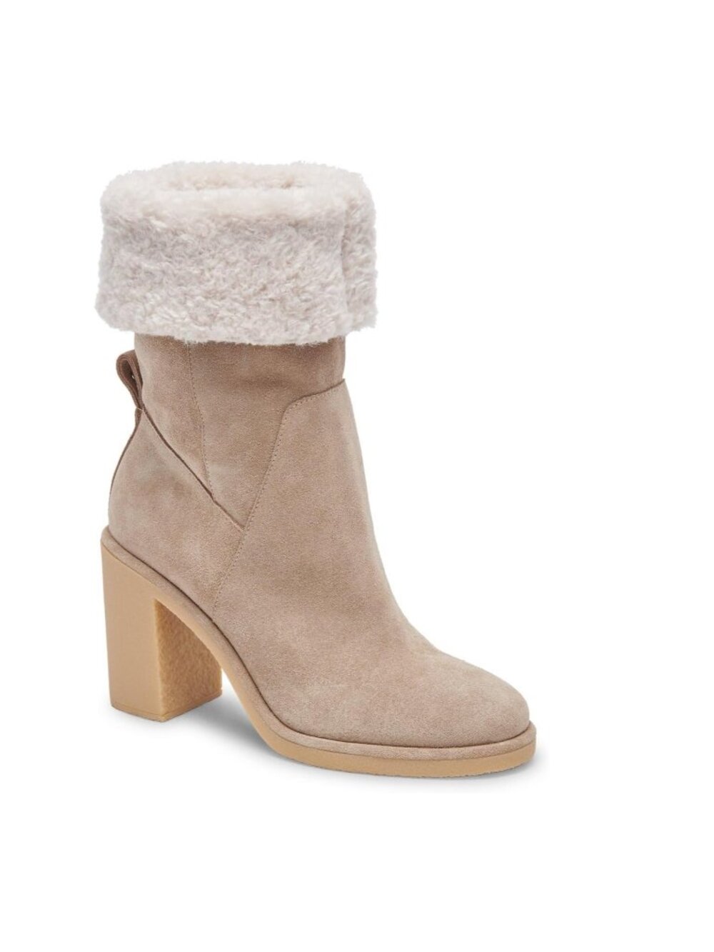 NEW Dolce Vita Caddile Plush Boots Boho Chic Faux Fur Cozy Outdoors Womens 9.5